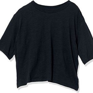 The Drop Women's Sydney Short-sleeve Cropped Crew Neck T-shirt